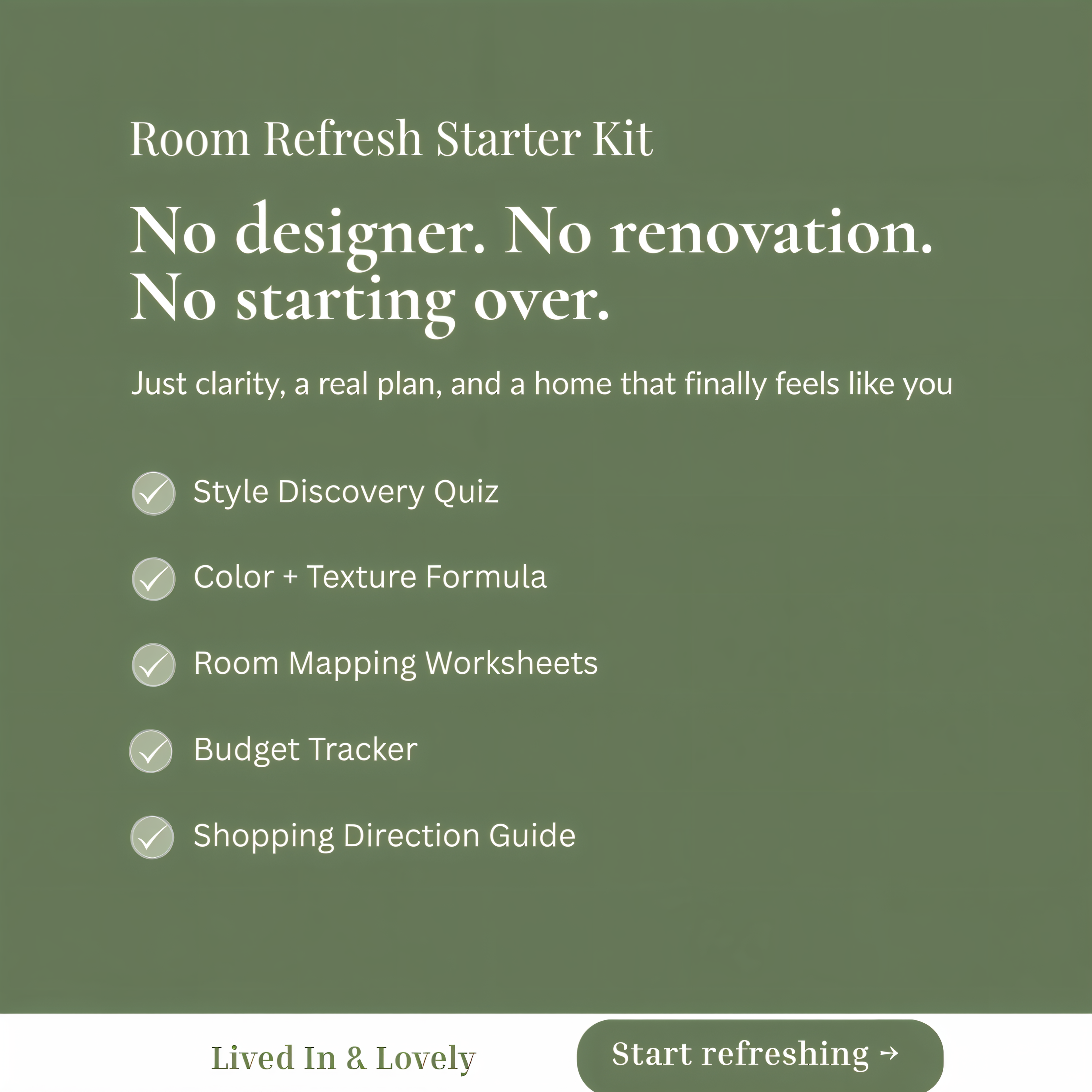 Room Refresh Starter Kit